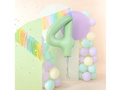 Number 4 Pistachio Foil Balloon - 100 cm - 1 pc
