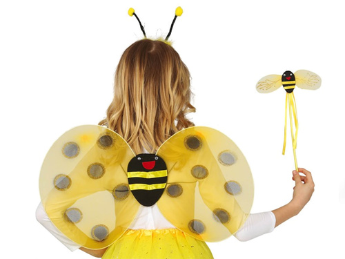 Bee wings with tiara and wand