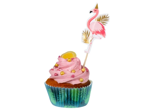 12 Cocktail sticks Flamingo
