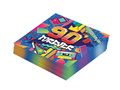Serwetki papierowe 90's Forever - 33 cm - 12 szt.
