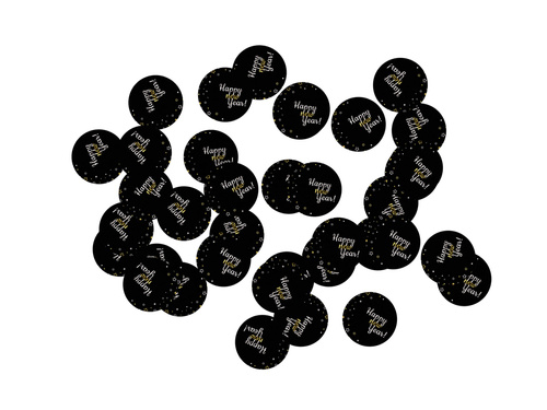 Happy New Year Confetti - 36 pcs.