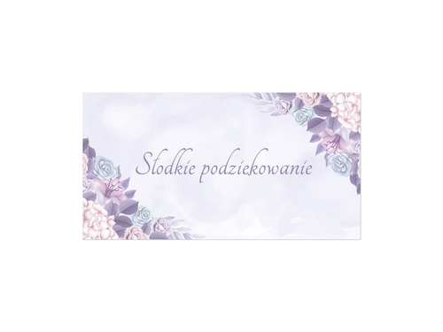 Stickers for lavender cake boxes - 30 pcs.