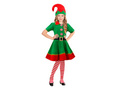 Santa girl worker costume