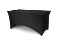 Pokrowiec na stół czarny - 183x76x74 cm - 1 szt.