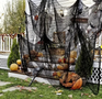 Czarna siatka na Halloween - 76 x 300 cm - 1 szt.