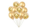 Set of gold balloons - 30 cm - 10 pcs.