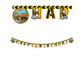 Happy Birthday Banner Construction - 1 pcs.