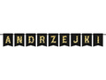 Gold banner Andrzejki - 1 pcs.