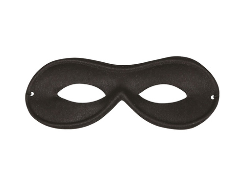Carnival black zorro mask - 1 pc