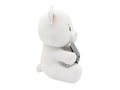 2-in-1 plush toy balloon weight polar bear with loop - 21 cm - 170g