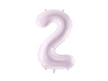Number 2 Purple Foil Balloon - 72 cm - 1 pc