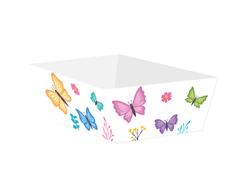 Decorative boxes for chips, crisps Butterfly - 4 pcs