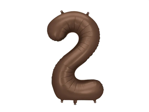 Number 2 Foil Balloon - 86 cm - 1 pc