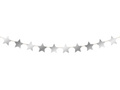 Banner with stars silver - 14 pcs.