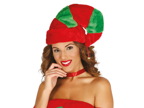 Greeen/red christmas hat