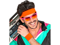 Pair of neon orange wristbands