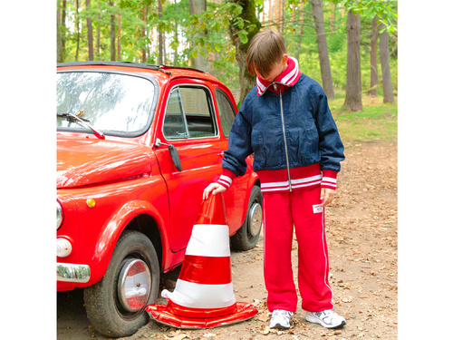 Balon foliowy stojący Pachołek Drogowy - 65x88 cm - 1 szt.