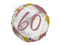 60th Birthday Balloon - 46 cm - 1 pc