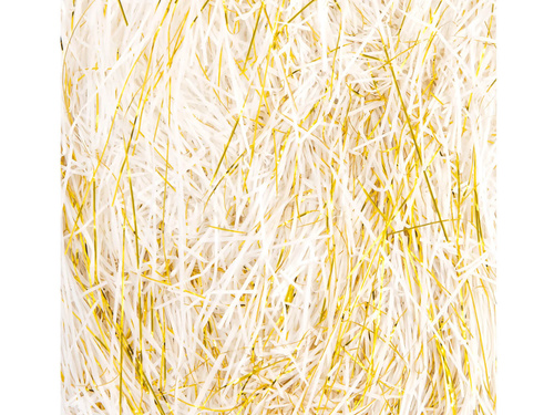 Gift filler white and gold - 50 g