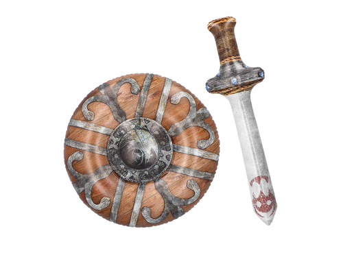 Inflatable sword and shield