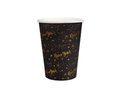 Kubeczki papierowe na Sylwestra Happy New Year - czarne - 270 ml - 10 szt.
