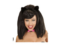 Czarna peruka kotka