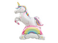 Balon foliowy stojący Jednorożec i tęcza - 94 x 52 cm - 1 szt.