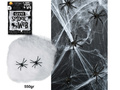 Halloween Spiderweb with spiders - 550g - 1 pc