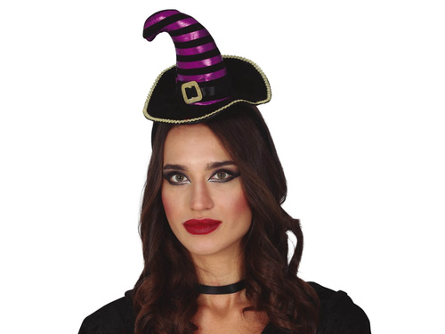 Headband with Mini Top Hat Witch