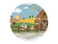 Farm Party Paper Plates - 23 cm - 8 pcs