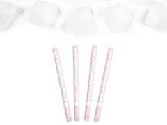 Rose petals cannon, 80 cm, white, 4 pc