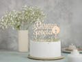 Cake topper First Communion, wooden - 1 pc