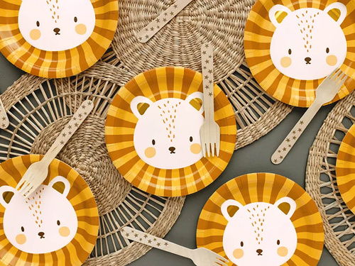 Lion Paper Plates - 18 cm - 6 pcs