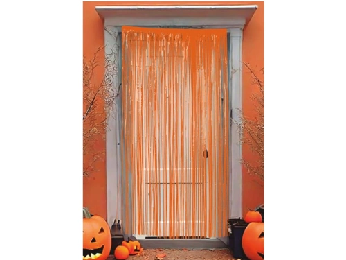 Orange curtain - 100 x 200 cm