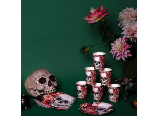Day of Dead paper plates - 23 cm - 10 pcs