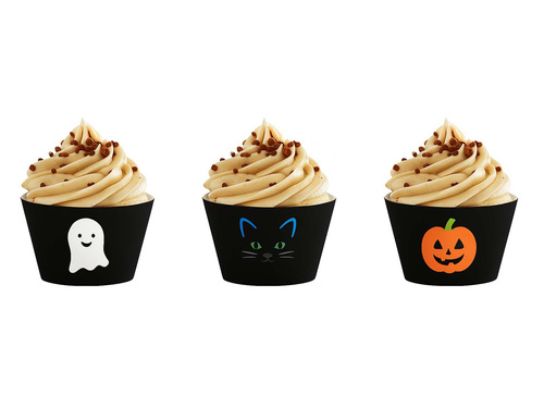 Cupcake cupcakes cupcakes Cupcake, Cat and Pumpkin - 6 pcs.
