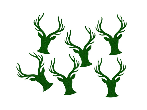 Reindeer confetti - 6 pcs