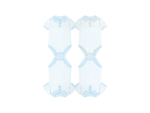 Serwetki Śpioszki - niebieskie - 26 cm x 33 cm - 10 szt.