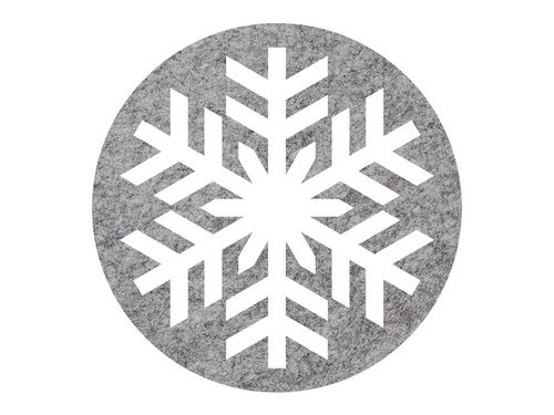 Podstawka pod talerz - Śnieżynka - 36 cm - 1 szt.