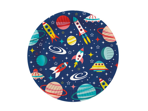 Cosmos birthday plates - 23 cm - 8 pcs.