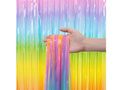 Curtain - rainbow pastel door curtain - 2 m x 1 m