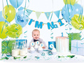 Party Box - Party Box - Set of decorations for birthday party I'm no. 1 for a boy