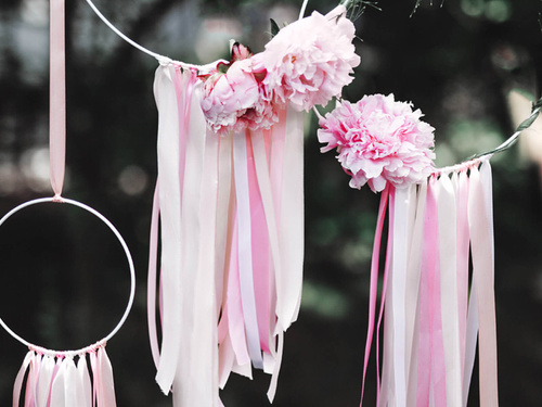 Tasiemka satynowa, biała, 25 mm / 25 m, 1 szt.