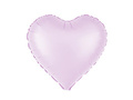 Balon foliowy Serce liliowe - 45 cm - 1 szt.