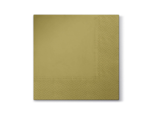 Gold napkins - 33 cm - 20 pcs.