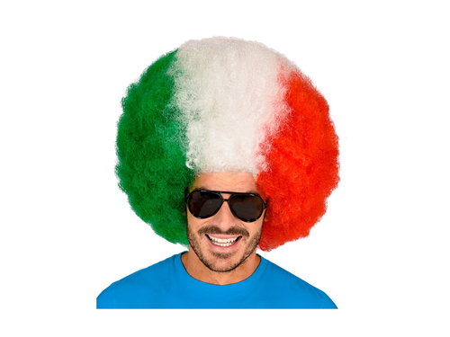 Peruka kręcona kibic - Włochy