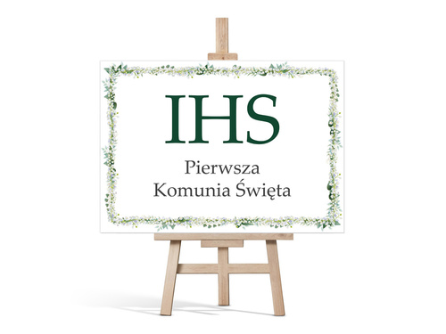 Plakat komunijny - I Komunia Święta - 68x48 cm