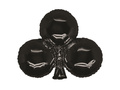 Balon foliowy Karciany Trefl czarny - 75x62 cm - 1 szt.