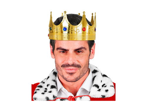 Korona królewska Deluxe - rozmiar dla dorosłych