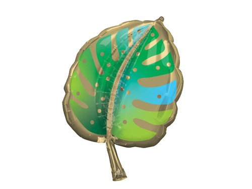 Foil Balloon Tropical Leaf 55 x 76 cm - 1 pc